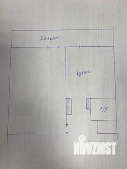 1-к квартира, вторичка, 37м2, 2/9 этаж