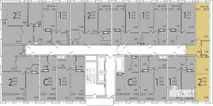 2-к квартира, вторичка, 60м2, 17/22 этаж