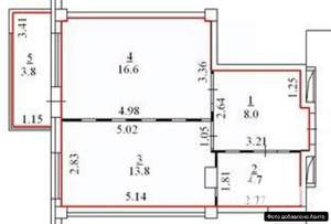 1-к квартира, вторичка, 43м2, 7/10 этаж