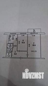 2-к квартира, вторичка, 45м2, 2/5 этаж