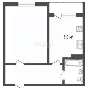 1-к квартира, вторичка, 33м2, 4/27 этаж