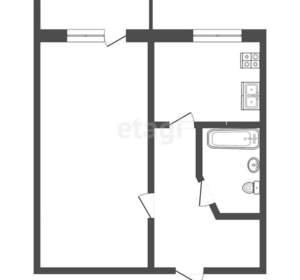 1-к квартира, вторичка, 28м2, 5/5 этаж