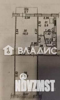 2-к квартира, вторичка, 48м2, 5/5 этаж