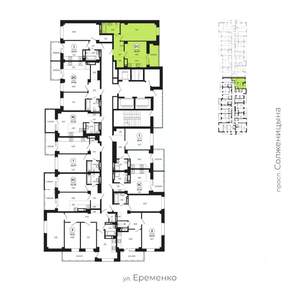 2-к квартира, вторичка, 48м2, 22/24 этаж