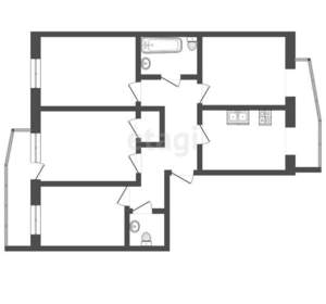 4-к квартира, вторичка, 115м2, 8/11 этаж