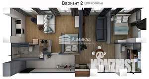 3-к квартира, вторичка, 69м2, 24/25 этаж