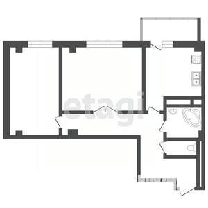 2-к квартира, вторичка, 61м2, 18/22 этаж