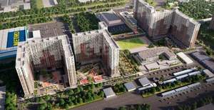 Студия квартира, строящийся дом, 29м2, 19/25 этаж