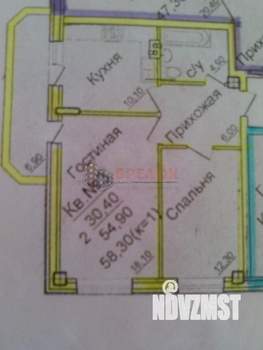 2-к квартира, сданный дом, 65м2, 4/7 этаж