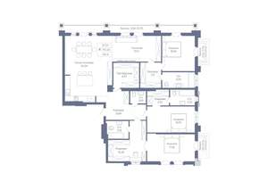 4-к квартира, вторичка, 181м2, 3/7 этаж