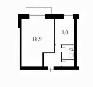1-к квартира, вторичка, 36м2, 1/10 этаж