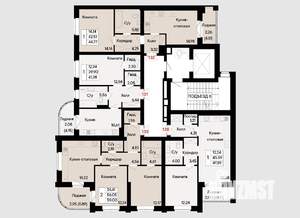 1-к квартира, вторичка, 48м2, 5/8 этаж