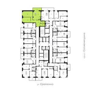 3-к квартира, вторичка, 84м2, 12/24 этаж