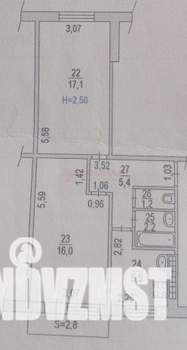2-к квартира, вторичка, 48м2, 3/5 этаж