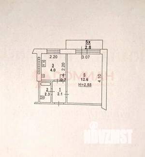 1-к квартира, вторичка, 22м2, 3/9 этаж