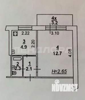 1-к квартира, вторичка, 22м2, 3/9 этаж