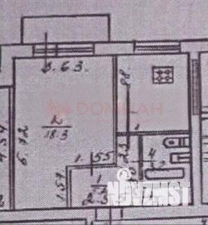 1-к квартира, вторичка, 35м2, 7/9 этаж
