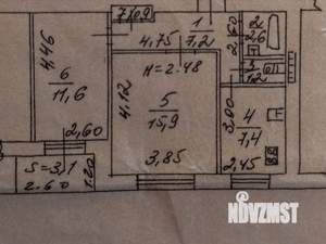2-к квартира, вторичка, 49м2, 4/9 этаж