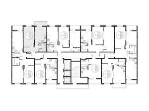 1-к квартира, вторичка, 40м2, 6/25 этаж