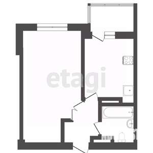 2-к квартира, вторичка, 38м2, 19/25 этаж