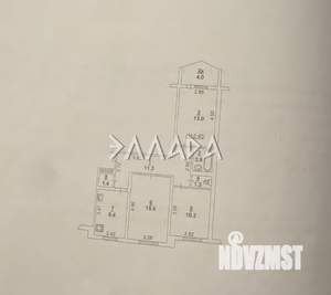 3-к квартира, вторичка, 64м2, 7/9 этаж