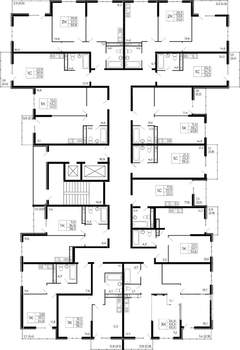 1-к квартира, вторичка, 41м2, 2/19 этаж