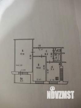 2-к квартира, вторичка, 43м2, 4/9 этаж