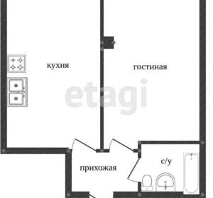 1-к квартира, вторичка, 36м2, 10/19 этаж