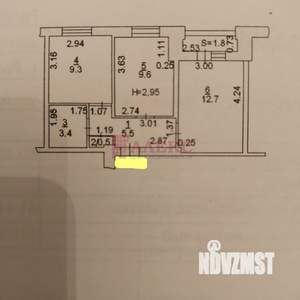 2-к квартира, вторичка, 41м2, 4/5 этаж