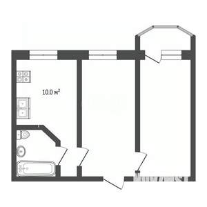 2-к квартира, вторичка, 57м2, 6/10 этаж