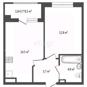 1-к квартира, вторичка, 37м2, 5/24 этаж