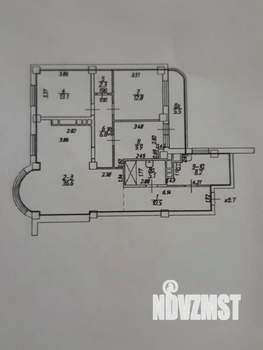 4-к квартира, вторичка, 105м2, 3/16 этаж