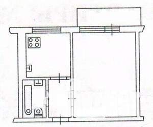 1-к квартира, вторичка, 22м2, 7/9 этаж