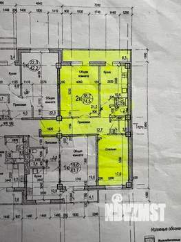 2-к квартира, вторичка, 75м2, 2/19 этаж
