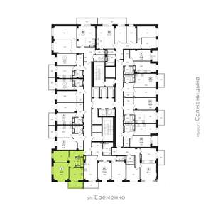2-к квартира, вторичка, 56м2, 4/24 этаж