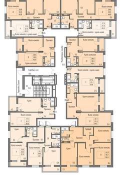 1-к квартира, вторичка, 41м2, 7/16 этаж