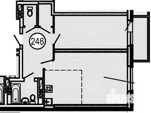 2-к квартира, вторичка, 59м2, 4/17 этаж