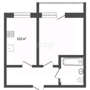1-к квартира, вторичка, 33м2, 7/10 этаж