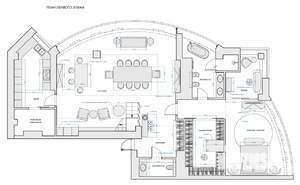 5-к квартира, вторичка, 330м2, 22/23 этаж