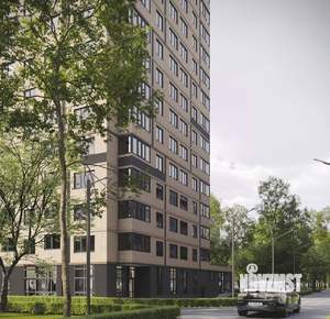 2-к квартира, строящийся дом, 74м2, 25/25 этаж