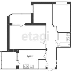 2-к квартира, вторичка, 90м2, 15/19 этаж