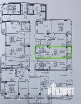 Студия квартира, сданный дом, 35м2, 15/17 этаж