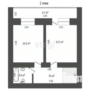 3-к квартира, вторичка, 84м2, 14/15 этаж