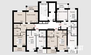 1-к квартира, вторичка, 39м2, 6/8 этаж