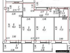 1-к квартира, вторичка, 42м2, 7/12 этаж