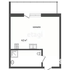 Студия квартира, вторичка, 30м2, 18/28 этаж