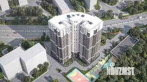 2-к квартира, строящийся дом, 50м2, 6/22 этаж