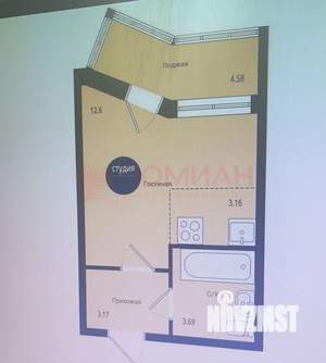 Студия квартира, вторичка, 25м2, 16/20 этаж