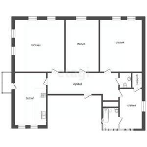 4-к квартира, вторичка, 160м2, 10/11 этаж