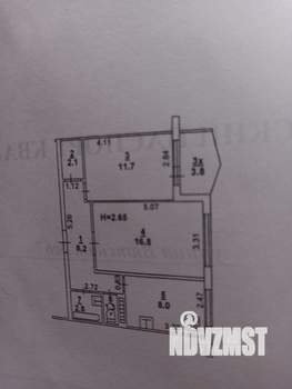 2-к квартира, вторичка, 51м2, 5/9 этаж